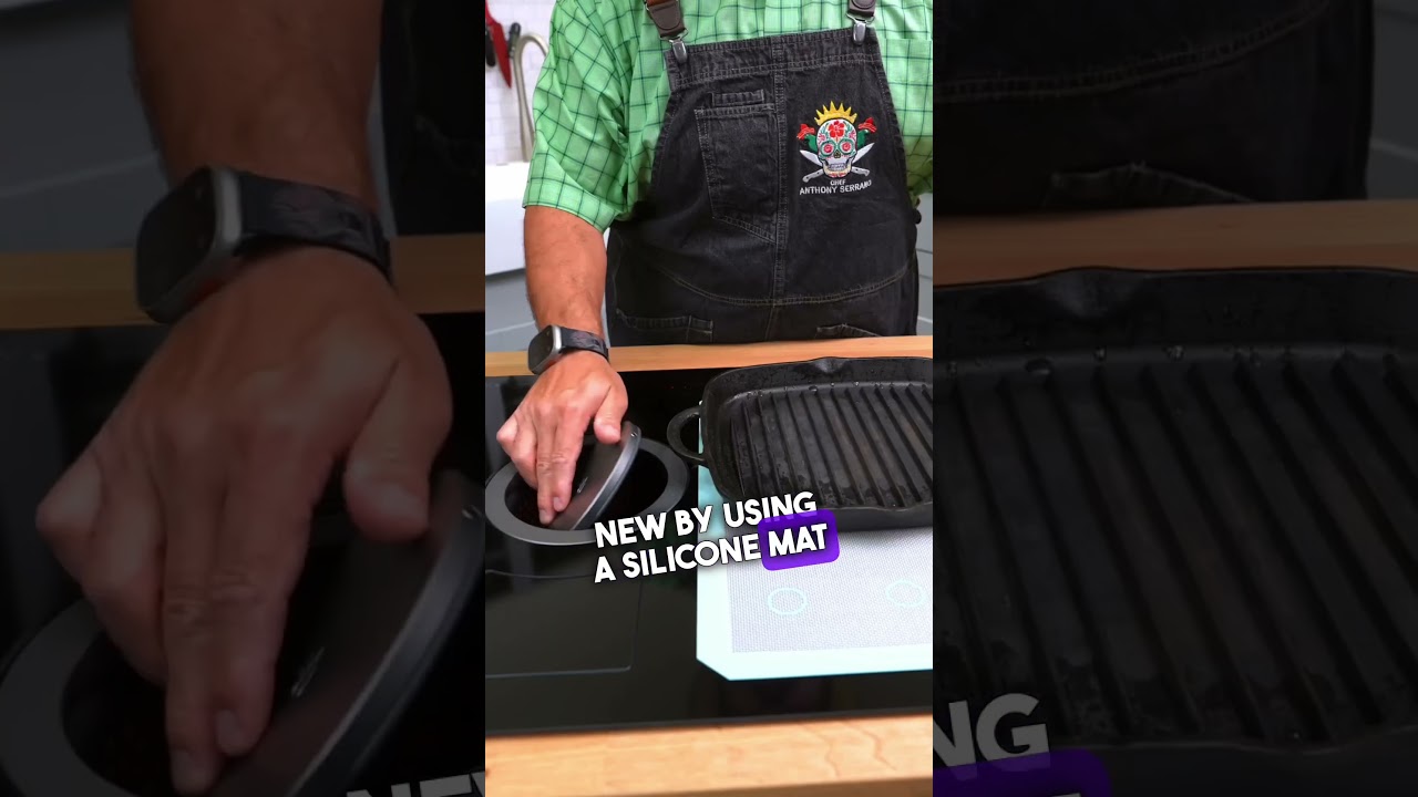 How to use Cast Iron Cookware on an Induction Cooktop. #inductioncooking #cookingtips #lifehack